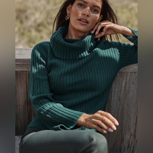 Whbm Flare Sleeve Turtleneck Sweater - Picture 1 of 4